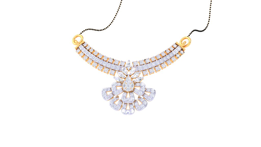 The Navy Diamond Mangalsutra