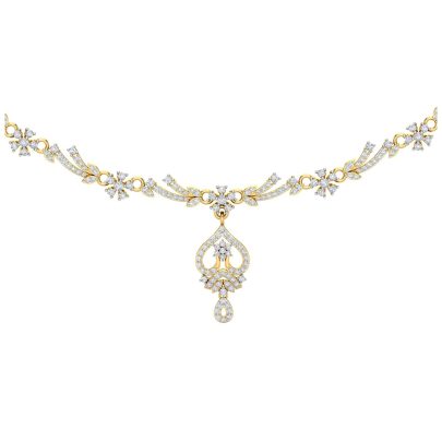 Ethereal Cascade Diamond Necklace