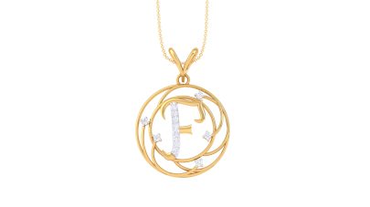 Fashionable F Alphabet Pendant 1