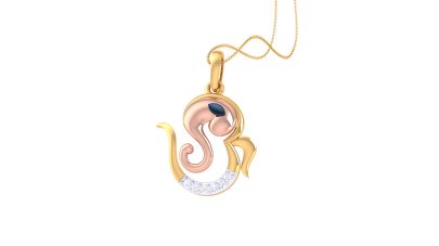 Ganesha And Om Pendant 0