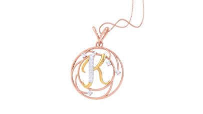 K Letter Pendant 0