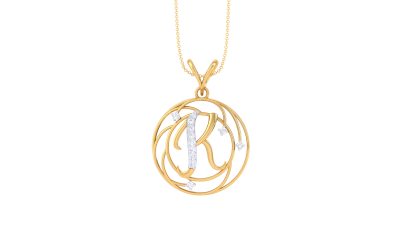 K Letter Pendant 1