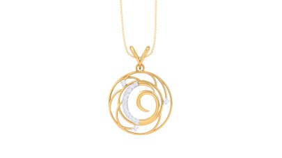 Ornate O Letter Pendant 1