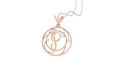 Precious P Letter Pendant 0