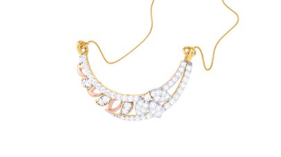 The Adelyn Diamond Mangalsutra 0