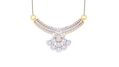 The Navy Diamond Mangalsutra 1