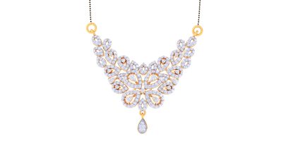 The Aniyah Diamond Mangalsutra 1