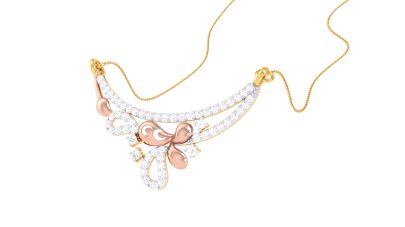 The Gracie Diamond Mangalsutra 0