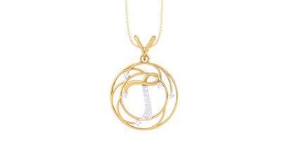 Timeless T Letter Pendant 1